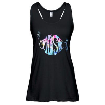 Colorful Phishjam Tiedye For Fisherman Fish Ladies Essential Flowy Tank