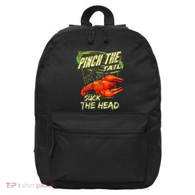 Crawfish Pinch The Tail Suck The Head 16 in Basic Backpack
