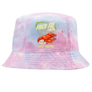 Crawfish Pinch The Tail Suck The Head Tie-Dyed Bucket Hat