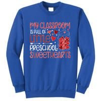 Cute Preschool Teacher Valentines Day Preschool Teaching Gift Sweatshirt