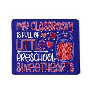 Cute Preschool Teacher Valentines Day Preschool Teaching Gift Mousepad