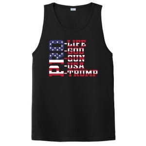 Cool Pro Trump God Guns Usa Life PosiCharge Competitor Tank