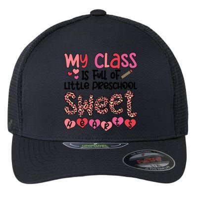 Cute Preschool Teacher Valentines Day Preschool Teaching Meaningful Gift Flexfit Unipanel Trucker Cap