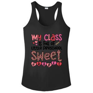 Cute Preschool Teacher Valentines Day Preschool Teaching Meaningful Gift Ladies PosiCharge Competitor Racerback Tank