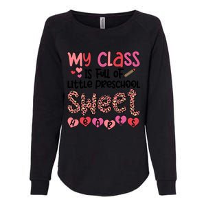 Cute Preschool Teacher Valentines Day Preschool Teaching Meaningful Gift Womens California Wash Sweatshirt