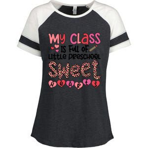 Cute Preschool Teacher Valentines Day Preschool Teaching Meaningful Gift Enza Ladies Jersey Colorblock Tee