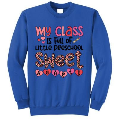 Cute Preschool Teacher Valentines Day Preschool Teaching Meaningful Gift Sweatshirt