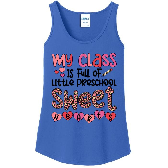 Cute Preschool Teacher Valentines Day Preschool Teaching Meaningful Gift Ladies Essential Tank