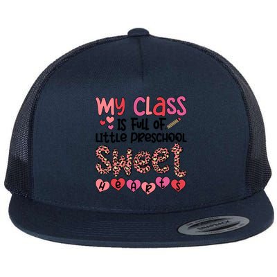 Cute Preschool Teacher Valentines Day Preschool Teaching Meaningful Gift Flat Bill Trucker Hat