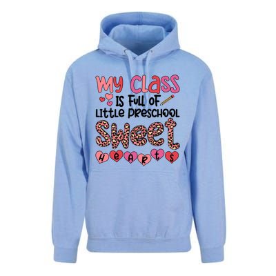 Cute Preschool Teacher Valentines Day Preschool Teaching Meaningful Gift Unisex Surf Hoodie