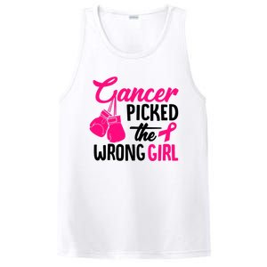 Cancer Picked The Wrong Breast Cancer Awareness Gift PosiCharge Competitor Tank