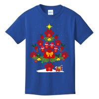 Christmas Paw Tree Cute Funny Cat Lover Dog Lover Christmas Gift Kids T-Shirt