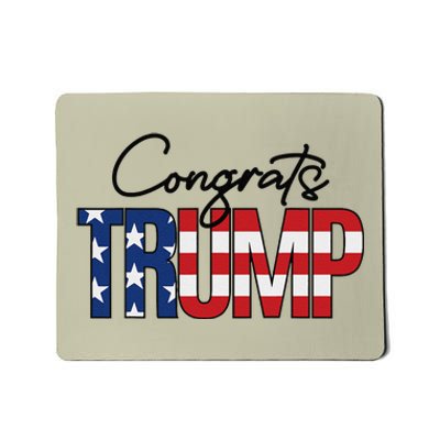 Congratulations President Trump 2024 Mousepad