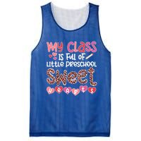 Cute Preschool Teacher Valentines Day Preschool Teaching Gift Mesh Reversible Basketball Jersey Tank