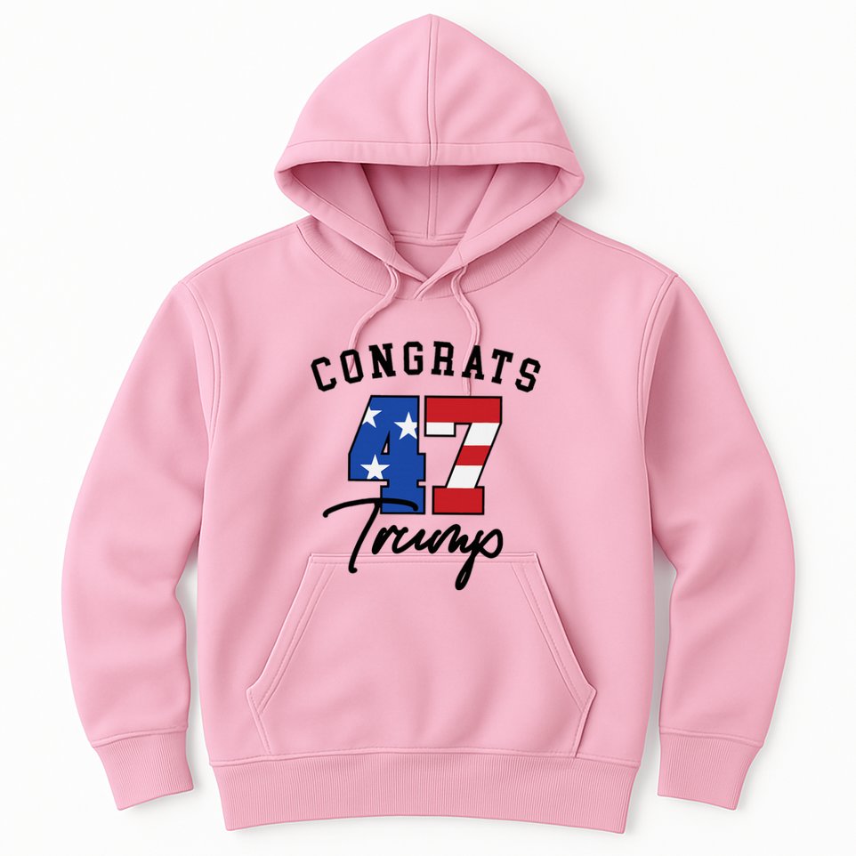 Congratulations President Trump 47 Hoodie