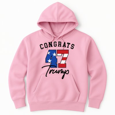 Congratulations President Trump 47 Hoodie