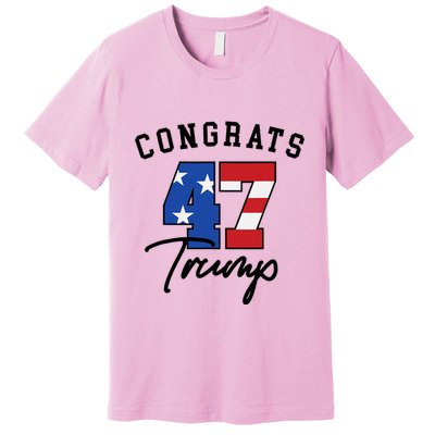 Congratulations President Trump 47 Premium T-Shirt