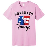 Congratulations President Trump 47 Premium T-Shirt