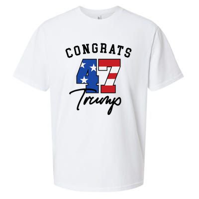 Congratulations President Trump 47 Sueded Cloud Jersey T-Shirt