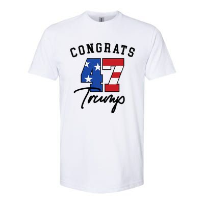 Congratulations President Trump 47 Softstyle CVC T-Shirt