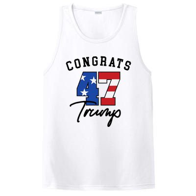 Congratulations President Trump 47 PosiCharge Competitor Tank