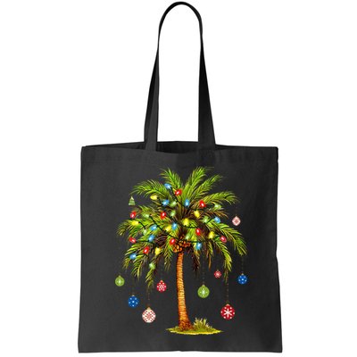 Christmas Palm Tree Light Hawaiian Tropical Xmas Bag