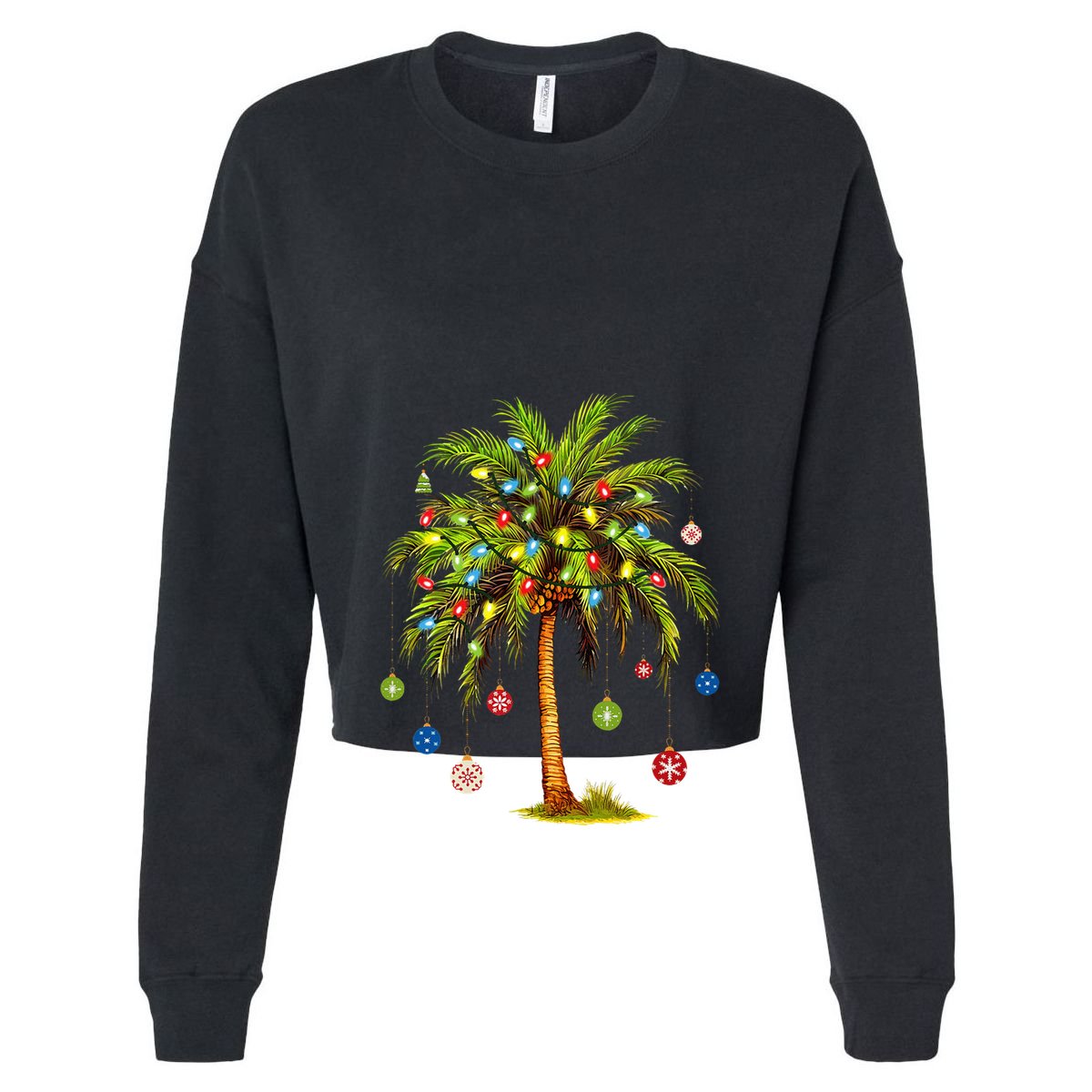 Christmas Palm Tree Light Hawaiian Tropical Xmas Vector Backpack