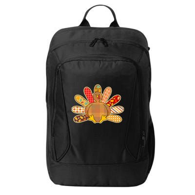 Cute Pattern Thanksgiving Turkey City Backpack