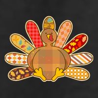 Cute Pattern Thanksgiving Turkey Adult Drive Performance Visor
