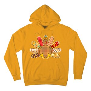 Cute Pattern Thanksgiving Turkey Hoodie