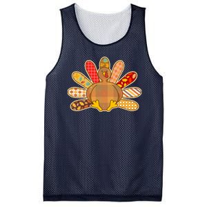 Cute Pattern Thanksgiving Turkey Mesh Reversible Basketball Jersey Tank