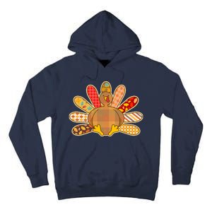 Cute Pattern Thanksgiving Turkey Tall Hoodie