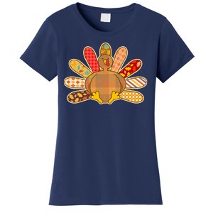 Cute Pattern Thanksgiving Turkey Women's T-Shirt