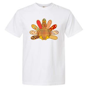 Cute Pattern Thanksgiving Turkey Garment-Dyed Heavyweight T-Shirt