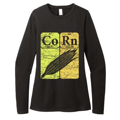 Corn Periodic Table Elements Corn Lover Womens CVC Long Sleeve Shirt