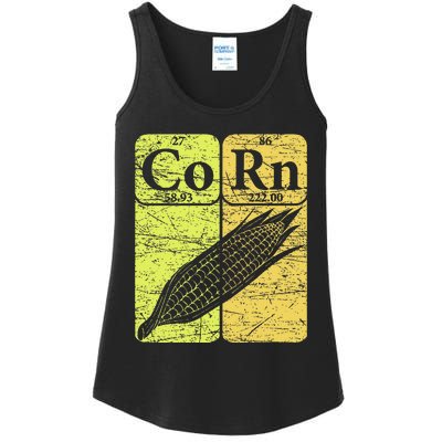 Corn Periodic Table Elements Corn Lover Ladies Essential Tank