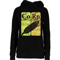 Corn Periodic Table Elements Corn Lover Womens Funnel Neck Pullover Hood