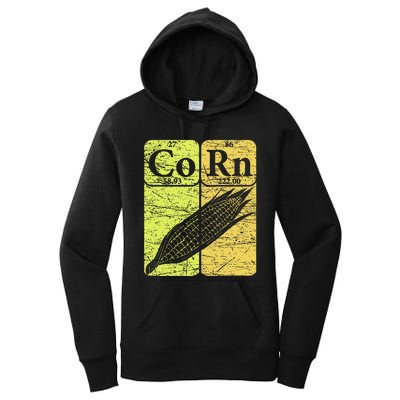 Corn Periodic Table Elements Corn Lover Women's Pullover Hoodie