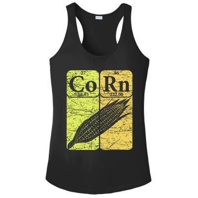 Corn Periodic Table Elements Corn Lover Ladies PosiCharge Competitor Racerback Tank