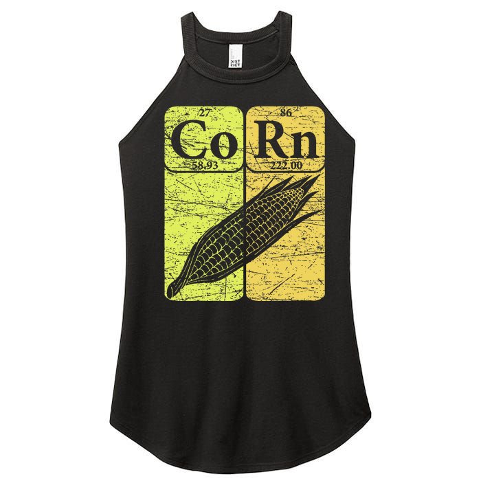 Corn Periodic Table Elements Corn Lover Women's Perfect Tri Rocker Tank