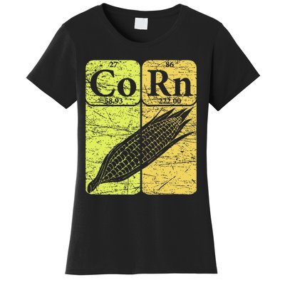 Corn Periodic Table Elements Corn Lover Women's T-Shirt