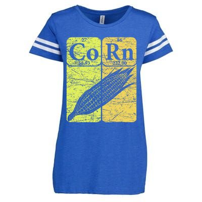 Corn Periodic Table Elements Corn Lover Enza Ladies Jersey Football T-Shirt