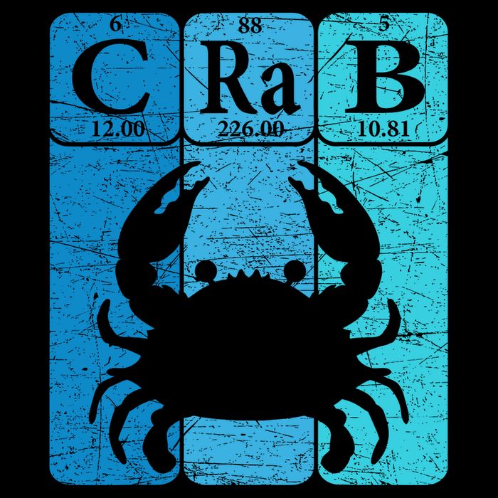 Crab Periodic Table Elements Seafood Crabbing Retro Crabber Impact Tech Backpack