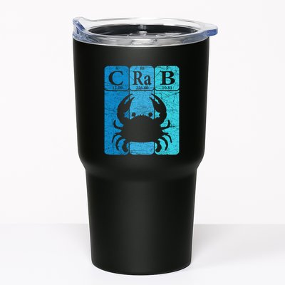 Crab Periodic Table Elements Seafood Crabbing Retro Crabber Tumbler