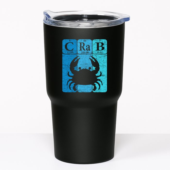 Crab Periodic Table Elements Seafood Crabbing Retro Crabber Tumbler
