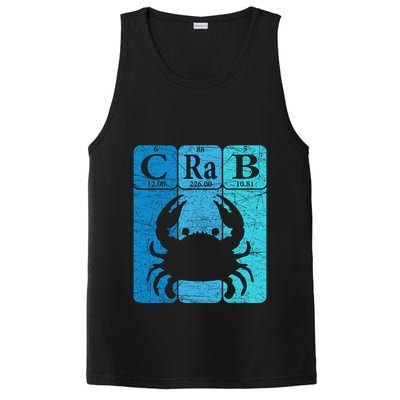 Crab Periodic Table Elements Seafood Crabbing Retro Crabber PosiCharge Competitor Tank