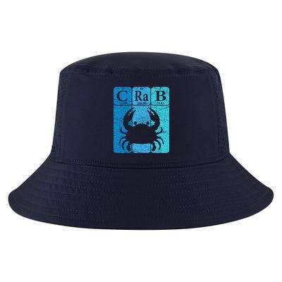 Crab Periodic Table Elements Seafood Crabbing Retro Crabber Cool Comfort Performance Bucket Hat