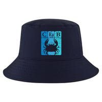 Crab Periodic Table Elements Seafood Crabbing Retro Crabber Cool Comfort Performance Bucket Hat