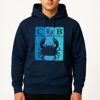 Crab Periodic Table Elements Seafood Crabbing Retro Crabber Hoodie