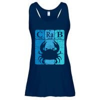 Crab Periodic Table Elements Seafood Crabbing Retro Crabber Ladies Essential Flowy Tank